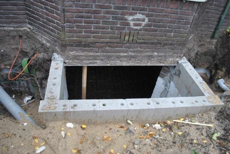 Kelder bouwen onder het bestaande huis