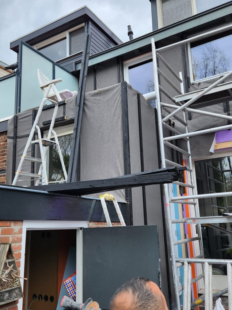 Bouwbedrijf Amersfoort knapt een gevel grondig op