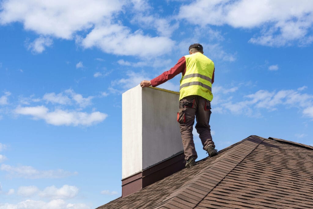 Gevelrenovatie inclusief schoorsteenrenovatie