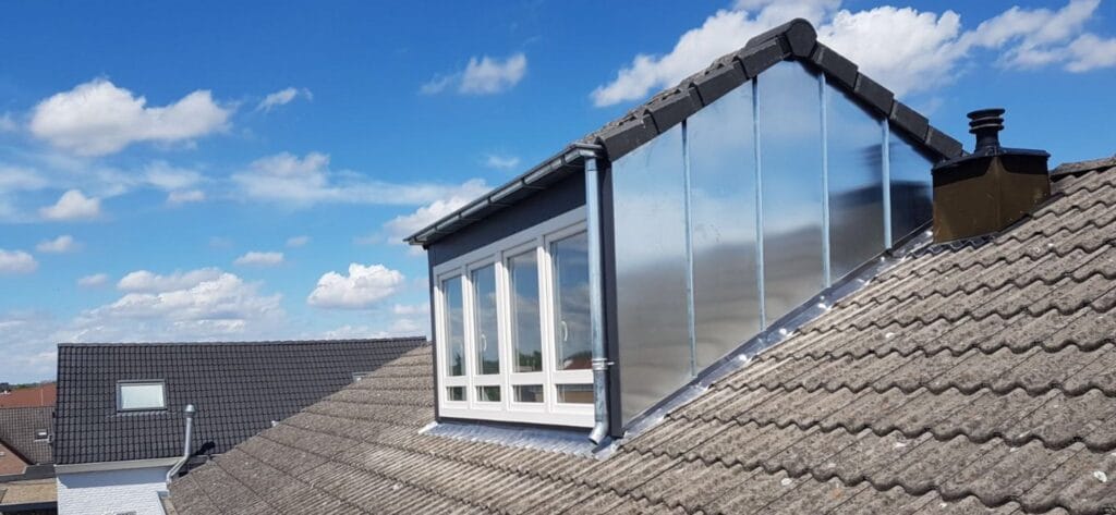 Aluminium dakkapel met nokverhoging
