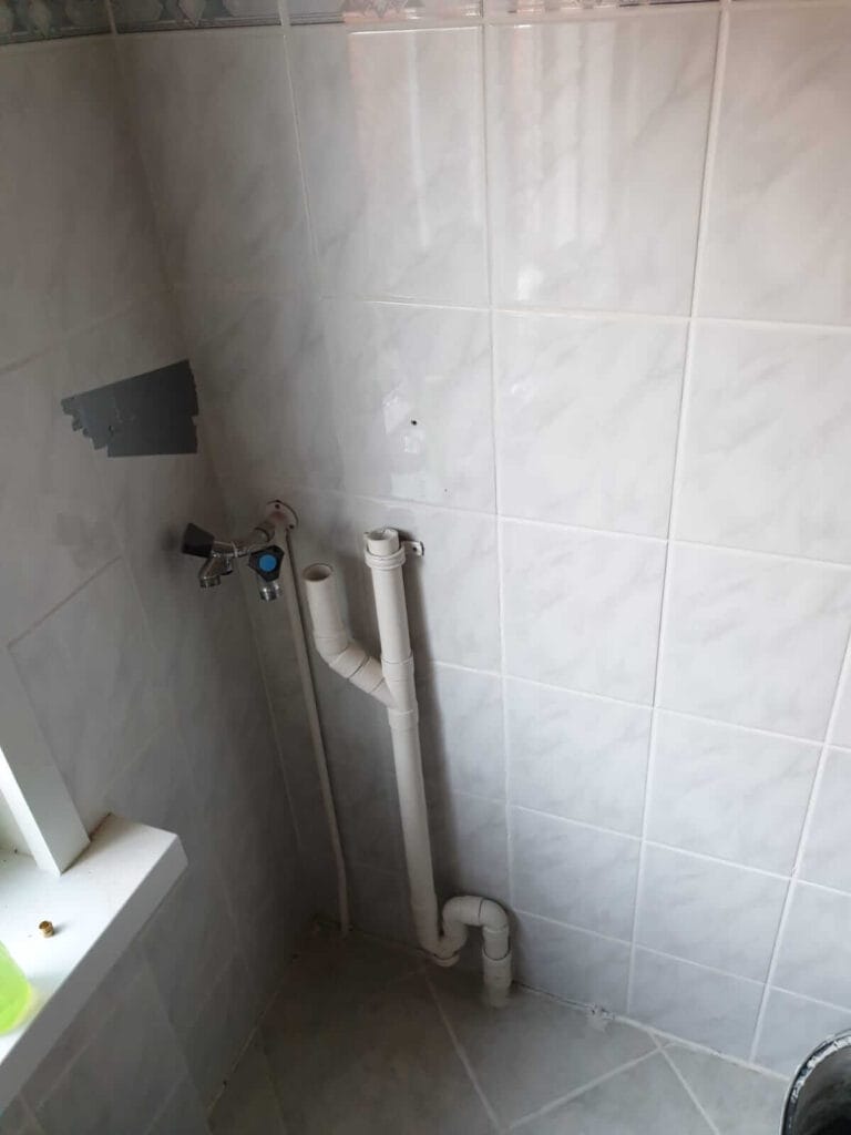 Badkamer renovatie vooraf Eindhoven mei 2025