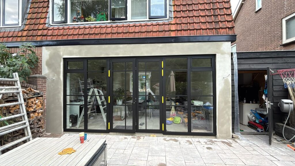 aanbouw hoekwoning 5x4