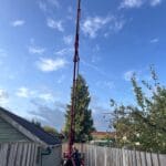 aanbouw tussenwoning project kraan