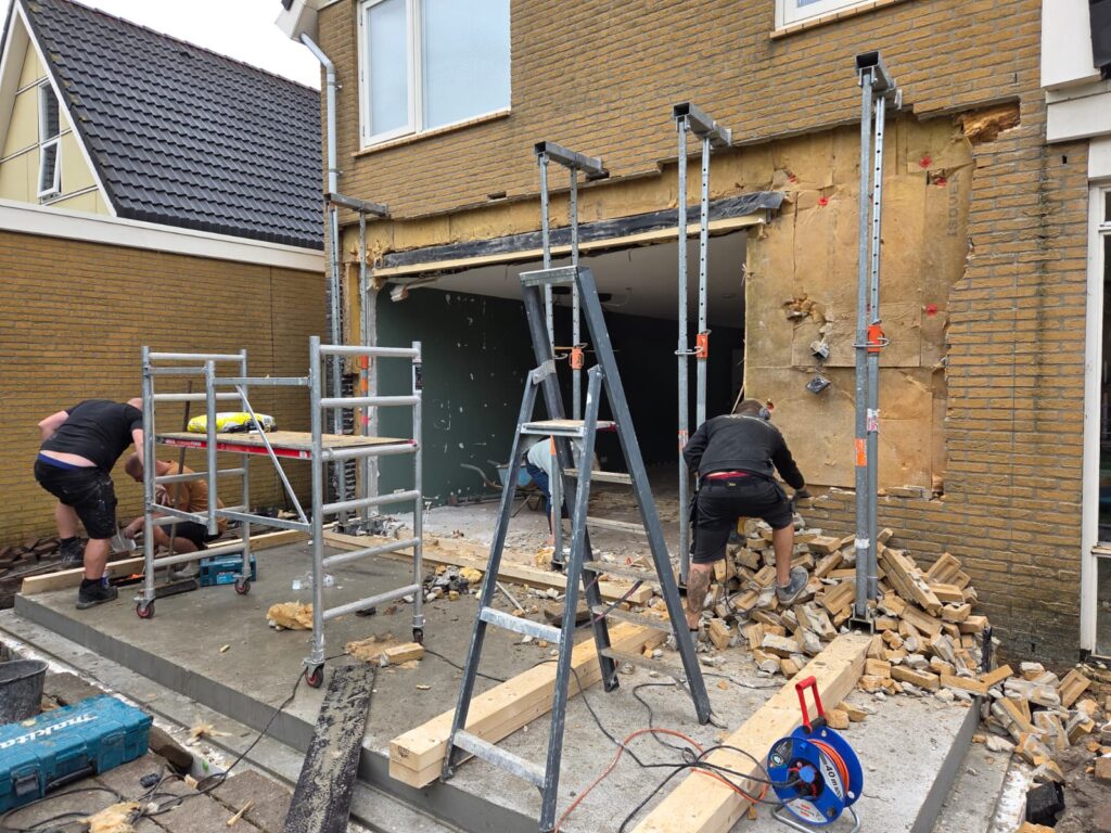 Aanbouw Lelystad geveldoorbraak