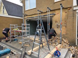 Aanbouw Lelystad geveldoorbraak