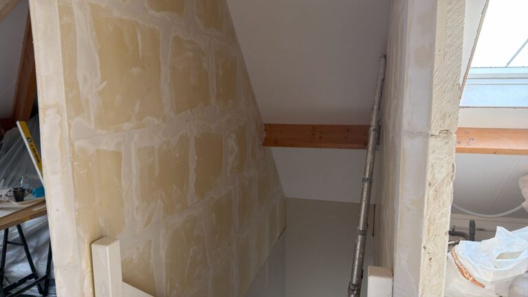 tussenwand laten plaatsen foto